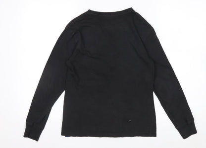 Ralph Lauren Men’s Black Long Sleeve Crew Neck Casual Top M