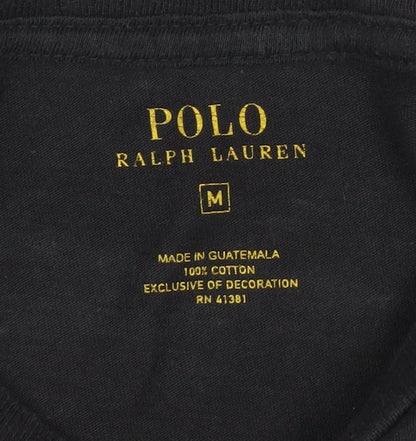 Ralph Lauren Men’s Black Long Sleeve Crew Neck Casual Top M