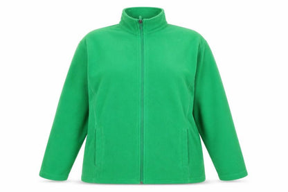 Lands' End Women's Green Fleece Full Zip Jacket Size 20 Plus