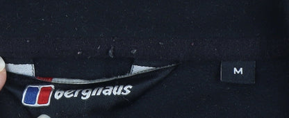 Berghaus Men Black Fleece Full Zip Outdoor Jacket M Regular Fit