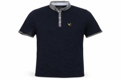 Burton Menswear London Men's Blue Cotton Polo Shirt Large