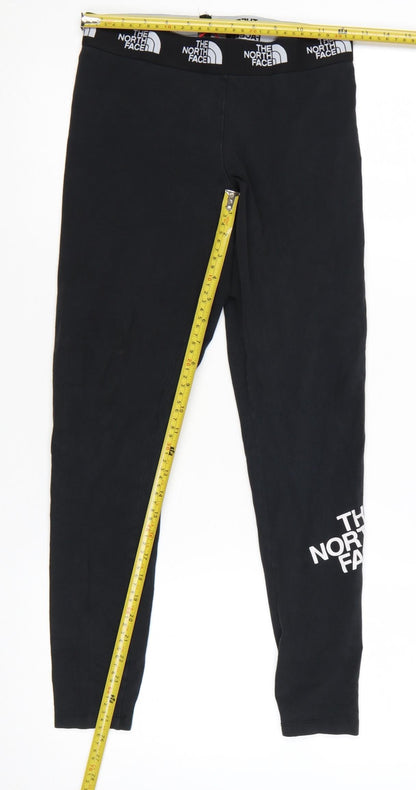 The North Face Womens Black Stretch Logo Leggings Size S