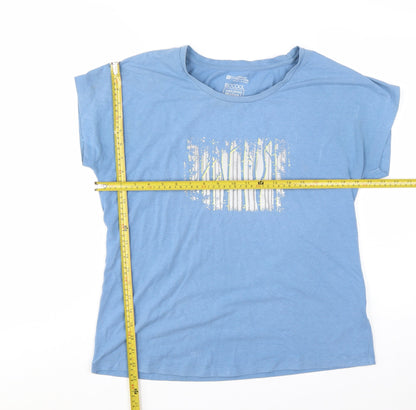 Mountain Warehouse Women Blue Size 12 Isocool Quick Dry T-Shirt