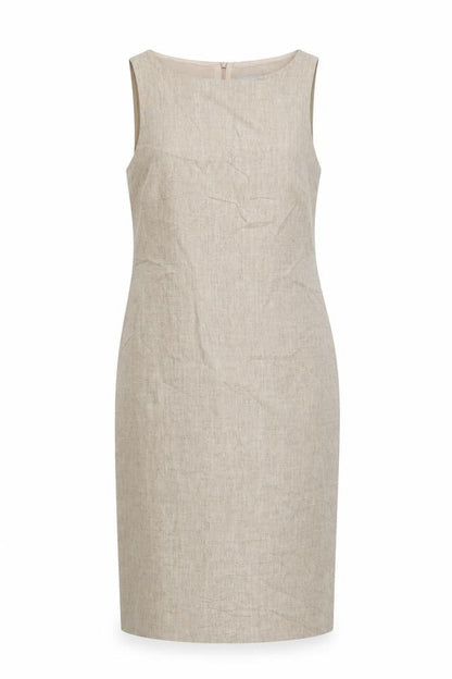 Marks & Spencer Women Beige Size 18 Sheath Knee Length Dress