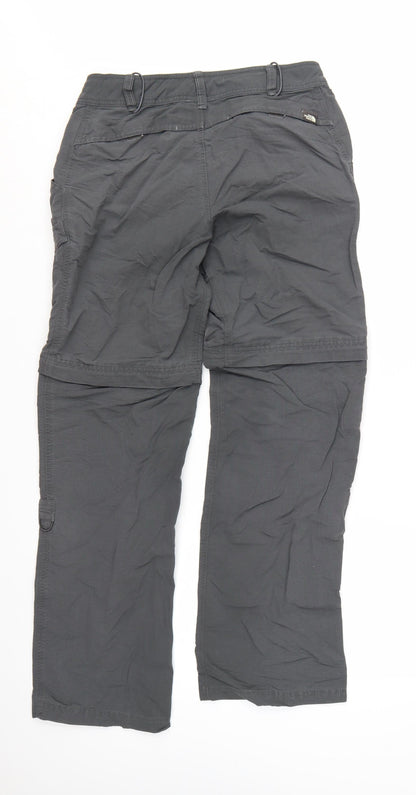 The North Face Womens Grey Cargo Convertible Trousers Size 6