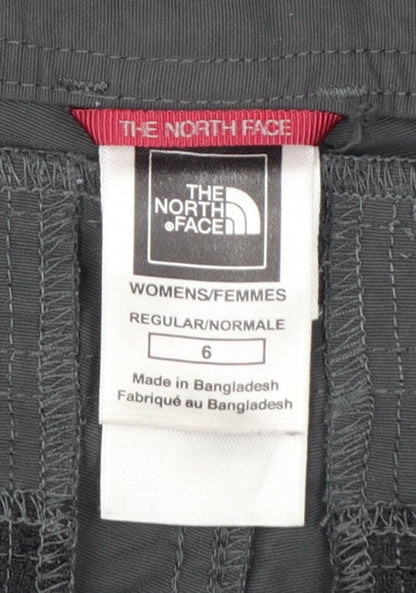 The North Face Womens Grey Cargo Convertible Trousers Size 6