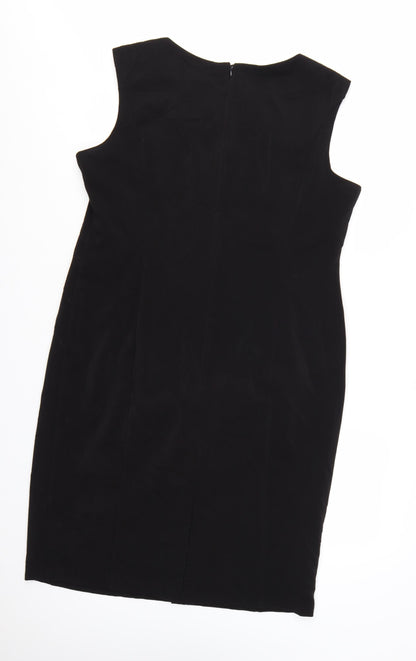 Marks and Spencer Women’s Black Knee Length Sheath Dress Size 18