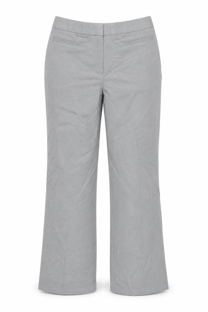 Marks & Spencer Women Grey Straight Leg Dress Pants Size 10 Regular