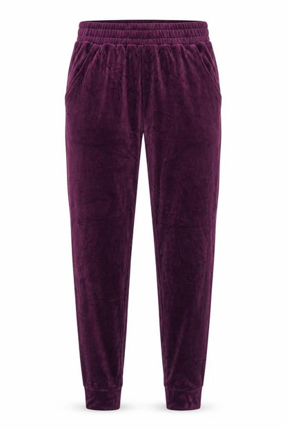 Beloved Women’s Purple Velour Jogger Trousers Size S