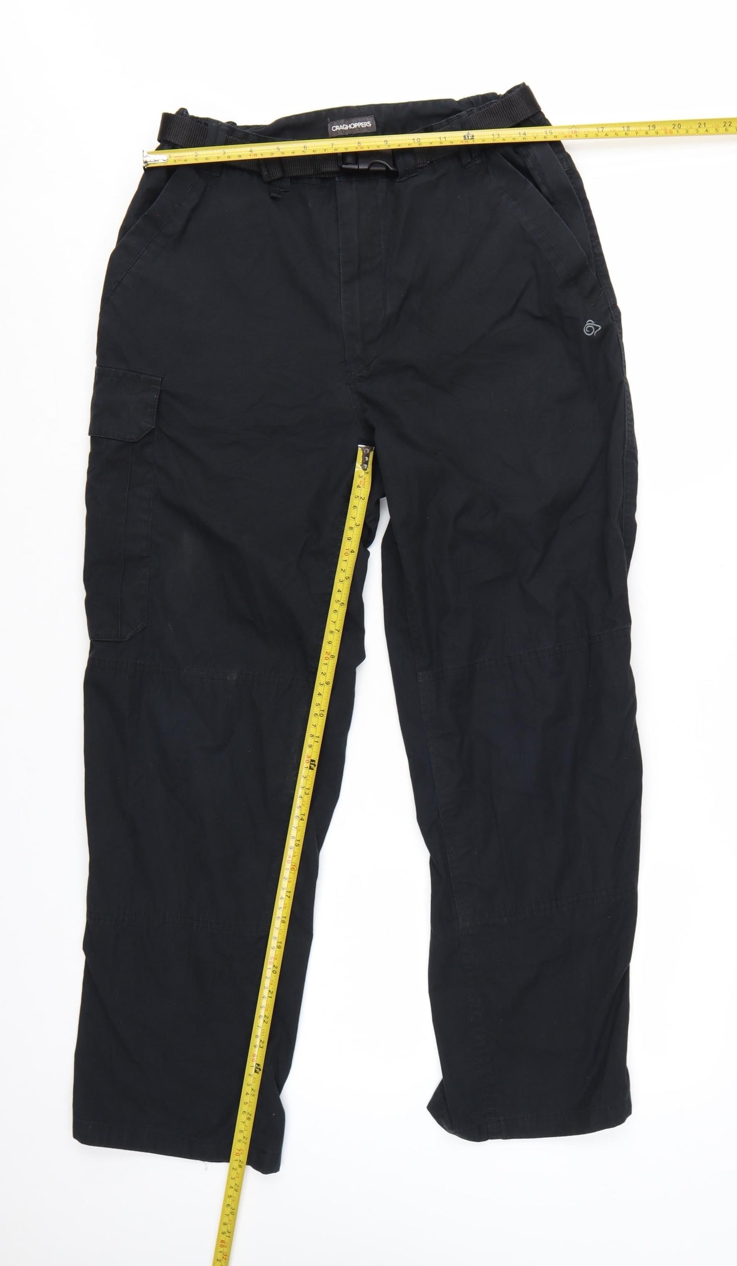 Craghoppers Men's Black Cargo Trousers Size S (30in Waist)