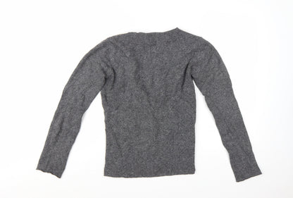 Day Birger et Mikkelsen Women's Grey Sequin V-Neck Cardigan S