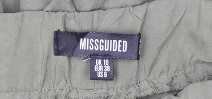 Missguided Womens Green Size 10 Jogger Trousers Polyester Lightweight