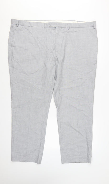 Marks and Spencer Men’s Grey Regular Fit Dress Pants 48 Short