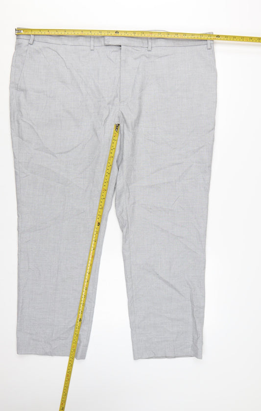 Marks and Spencer Men’s Grey Regular Fit Dress Pants 48 Short