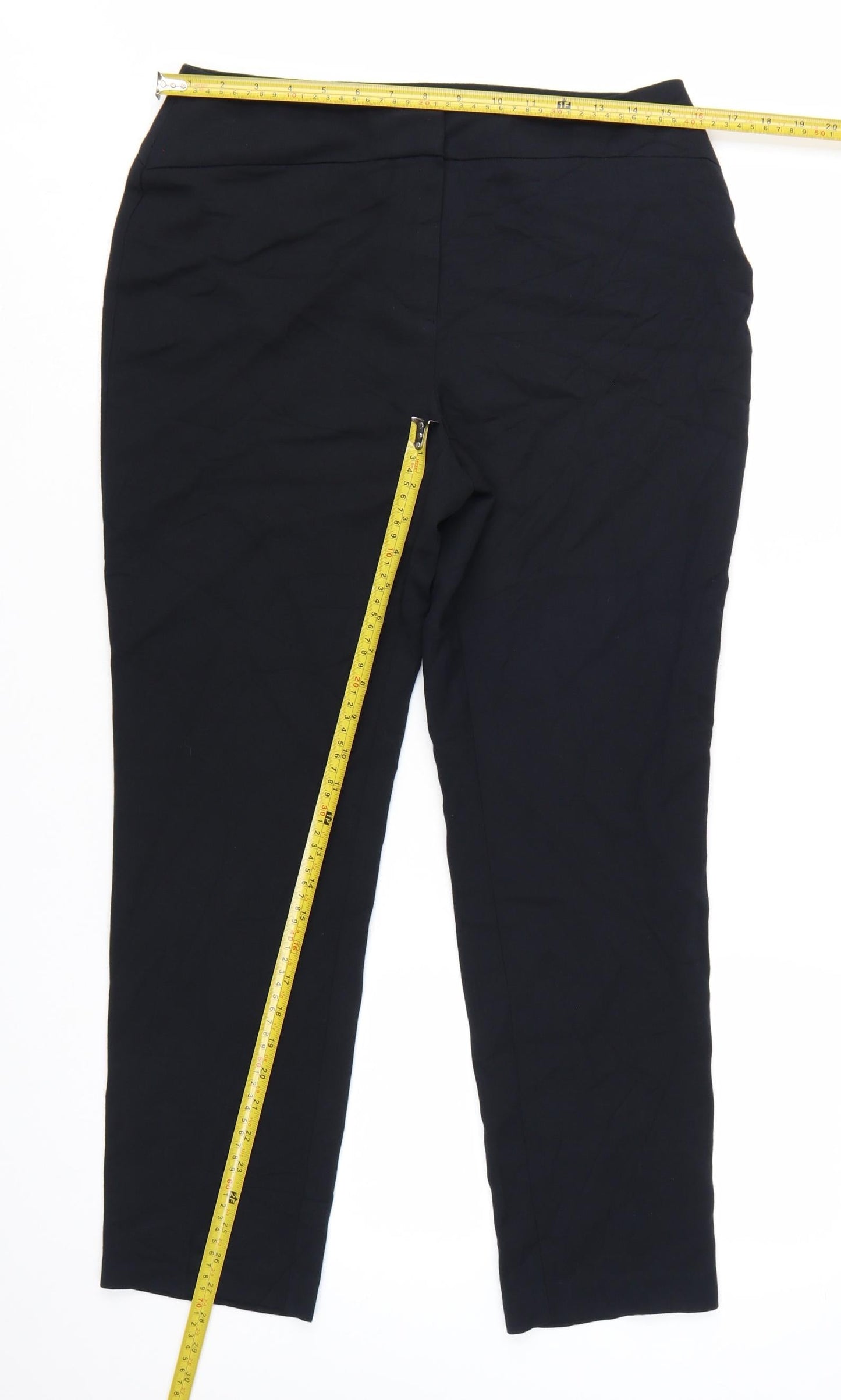 Marks and Spencer Women’s Black Size 12 Petite Ankle Trousers