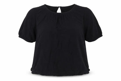 Marks & Spencer Women’s Black Chiffon Short Sleeve Blouse Size 18