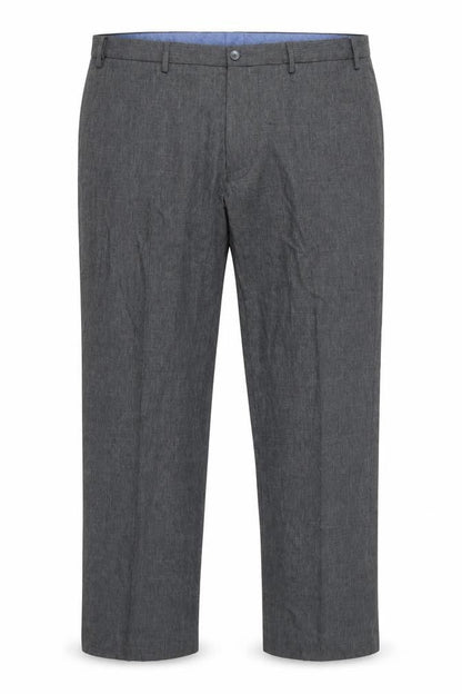 Marks and Spencer Men's Grey Regular Fit Trousers 42L