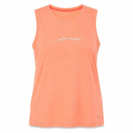 Regatta Women's Orange Cotton Sleeveless Tank Top Size 16
