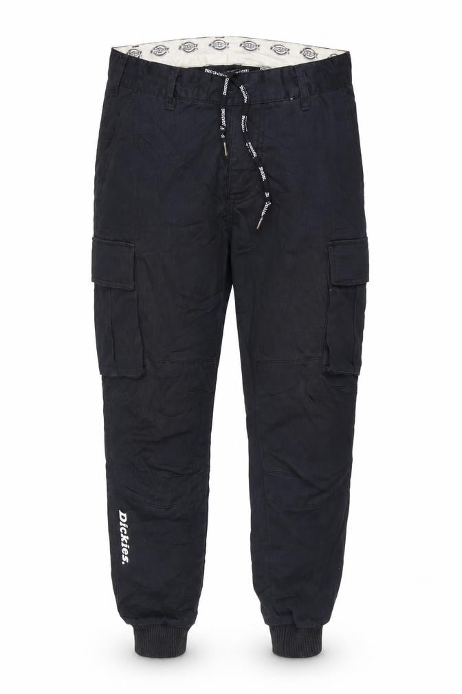 Dickies Men's Black Cargo Trousers Size 28 Regular Fit Workwear Pants