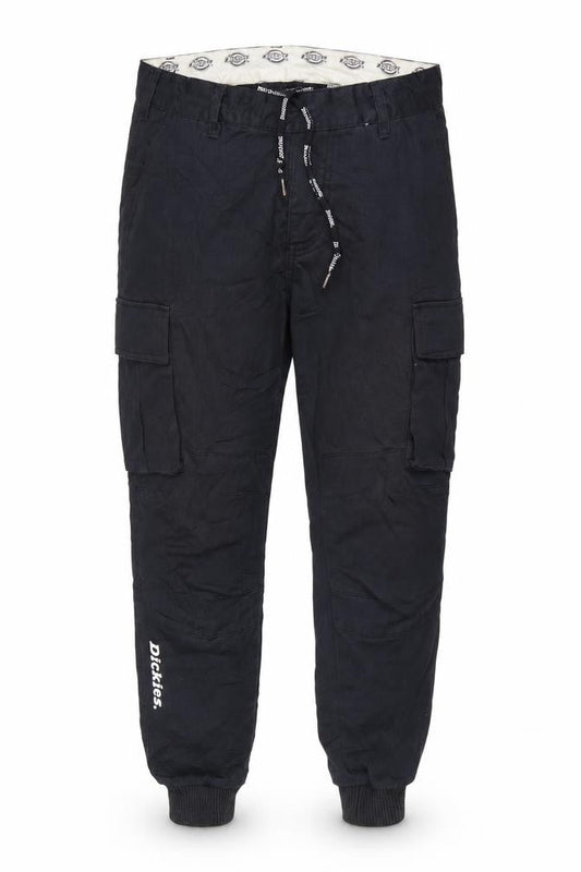 Dickies Men's Black Cargo Trousers Size 28 Regular Fit Workwear Pants