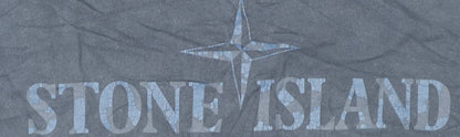Stone Island Men's Blue Cotton Logo T-Shirt Size L Classic Designer