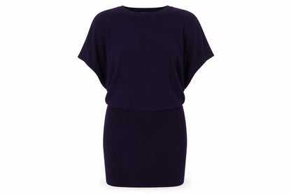 Phase Eight Women Purple Size 10 Knit Batwing Bodycon Dress