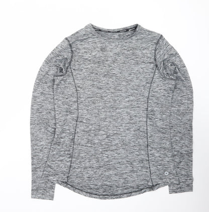 Marks and Spencer Goodmove Women’s Grey Long Sleeve Active T-Shirt Size 14