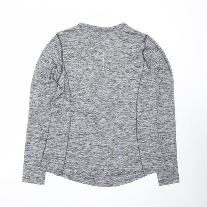Marks and Spencer Goodmove Women’s Grey Long Sleeve Active T-Shirt Size 14
