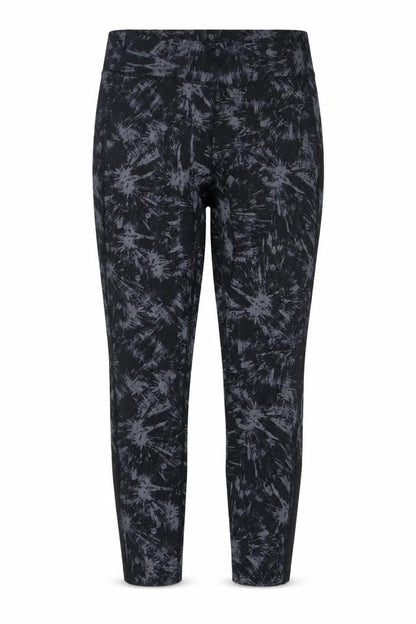USA Pro Women's Black Tie Dye Ankle Leggings Size 14