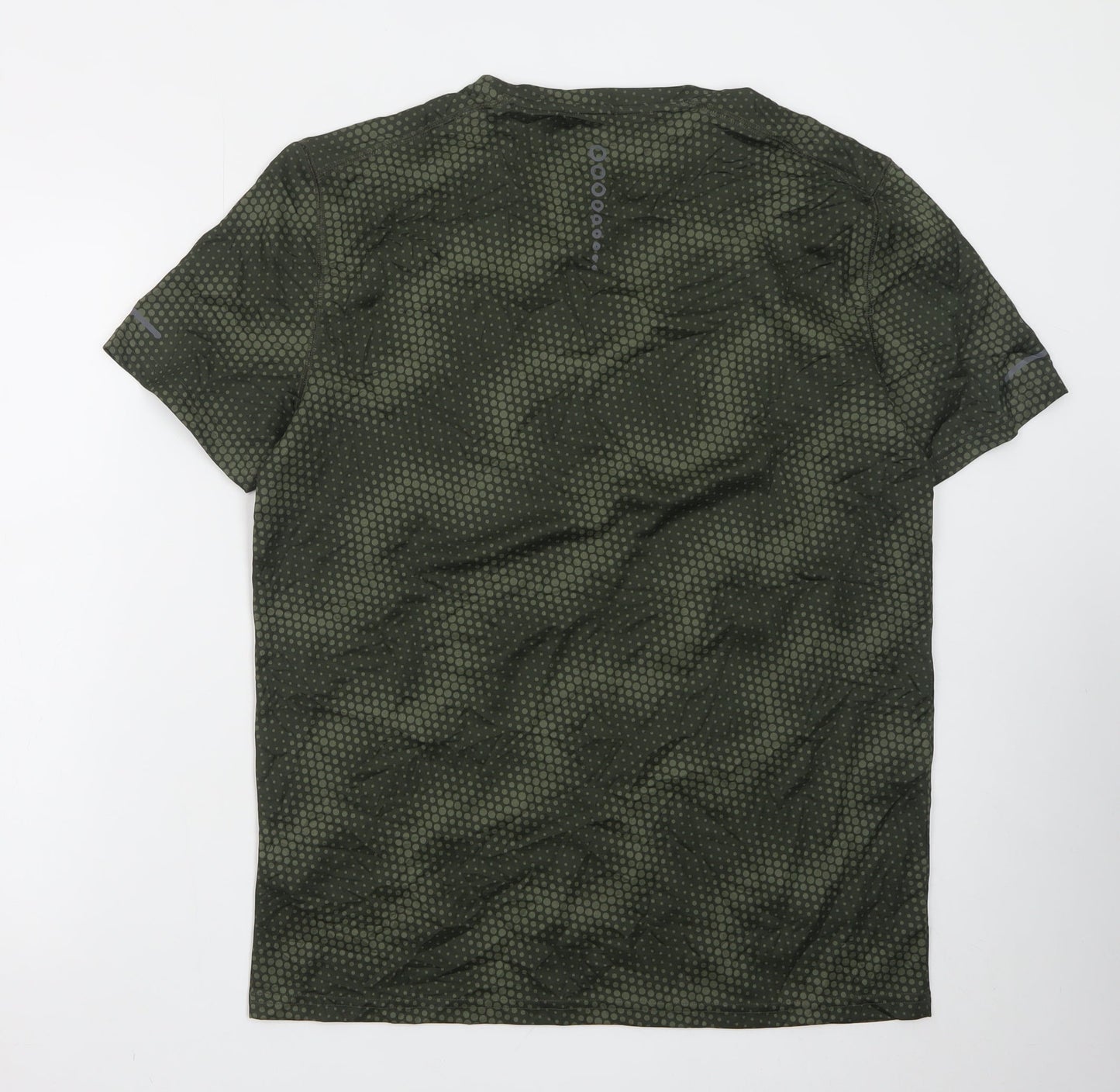 Marks and Spencer Goodmove Men’s Green Camouflage Sports T-Shirt L
