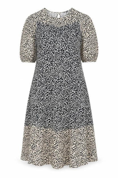 Marks & Spencer Women's Multicoloured Animal Print Midi Dress Size 10