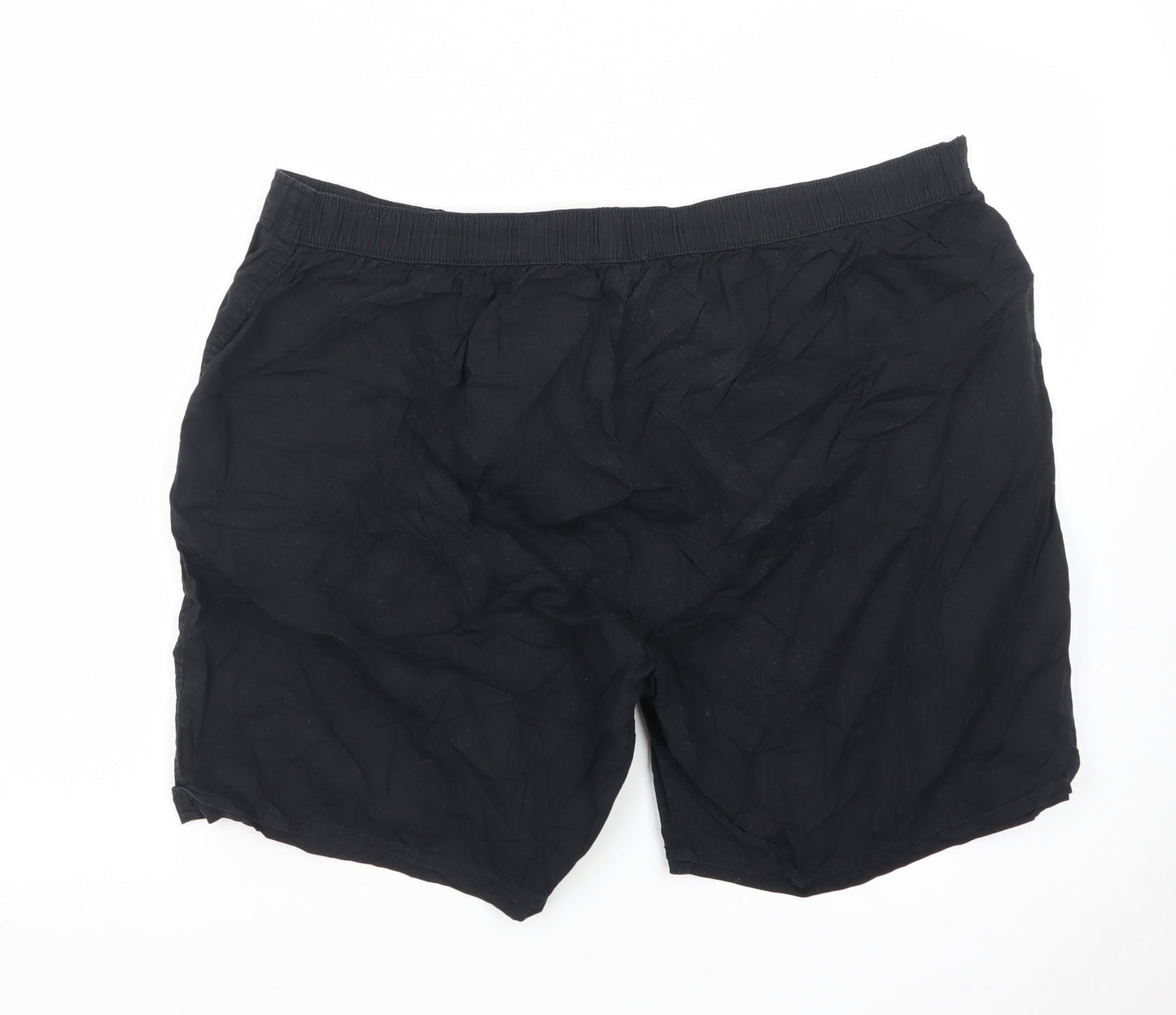 Bonmarché Women Black Embroidered Chino Shorts Size 20