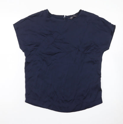 Marks and Spencer Women’s Blue Short Sleeve Basic Blouse Size 6
