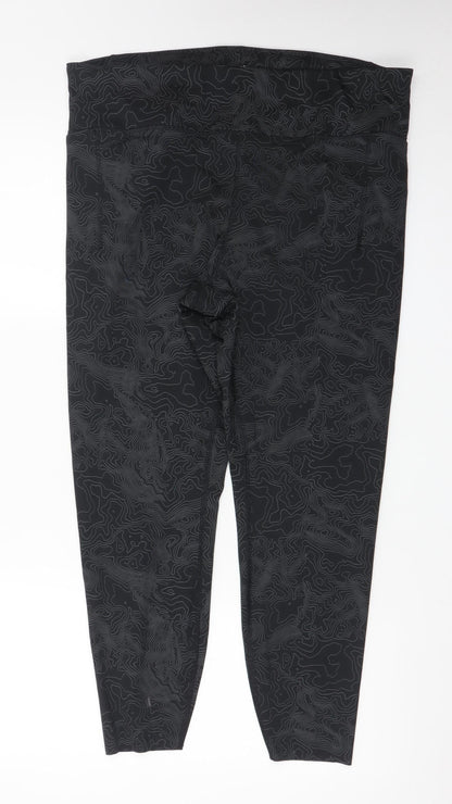 Marks and Spencer Goodmove Women's Black Size 18 High Rise Ankle Leggings