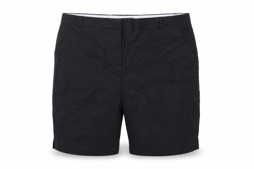 Marks and Spencer Men's Black Chino Shorts Size 20 Regular Fit