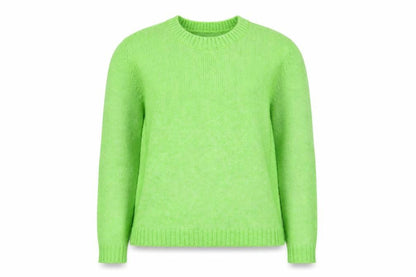 JDY Women's Green Crew Neck Knit Pullover Jumper Size 2XL
