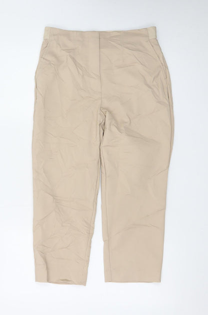 Marks and Spencer Womens Beige Size 10 Chino Trousers