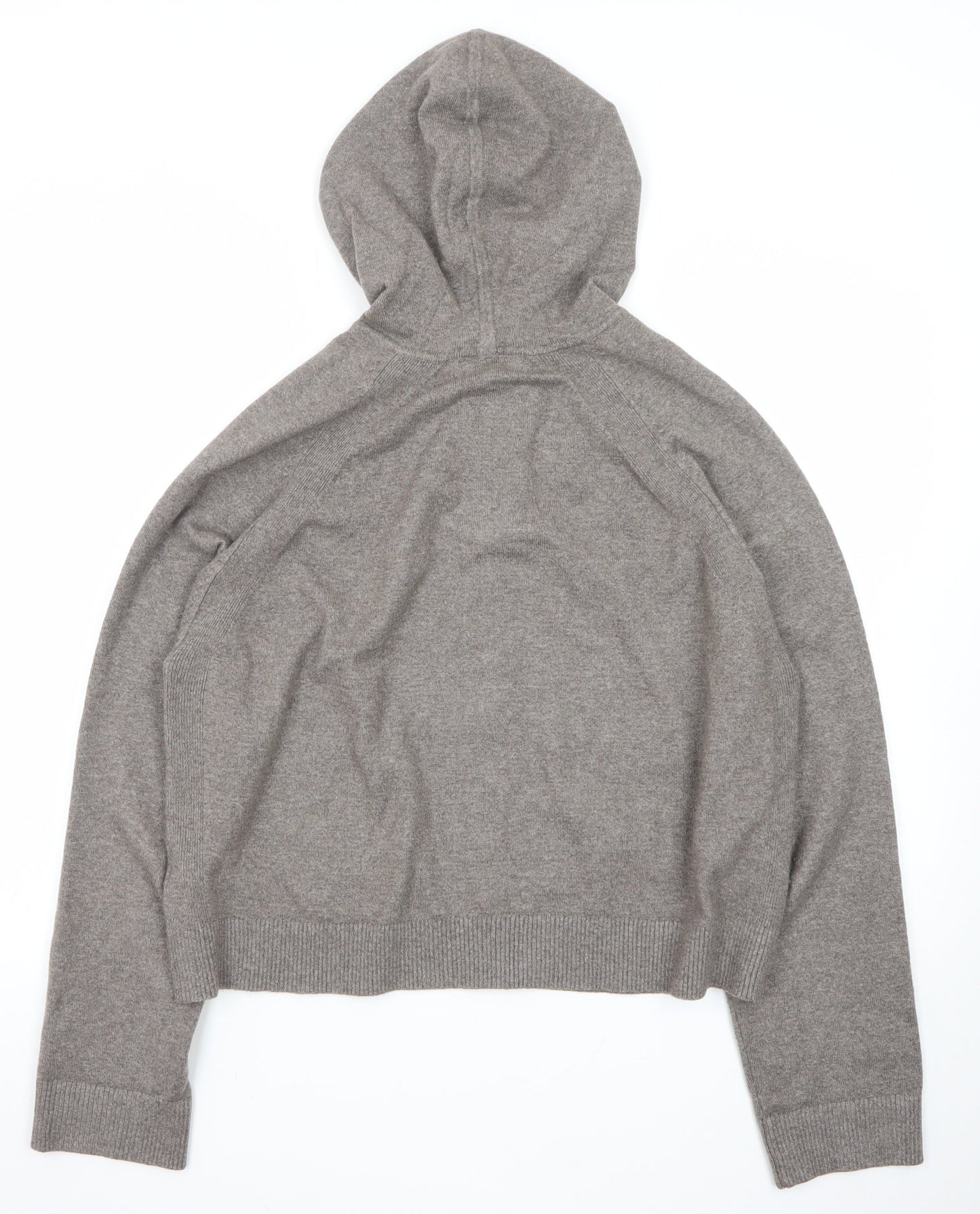 Marks and Spencer Women’s Beige Cashmere Full Zip Hoodie Size L