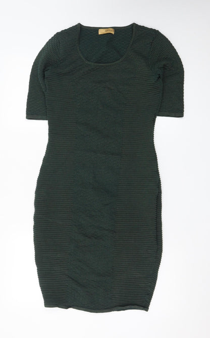Marks and Spencer Women’s Green Bodycon Knit Dress Size 8