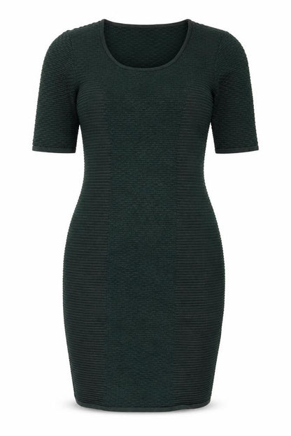 Marks & Spencer Women’s Green Bodycon Knit Dress Size 8
