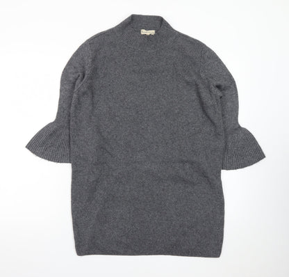 Phase Eight Women’s Grey Wool Knit Jumper Dress Size 12