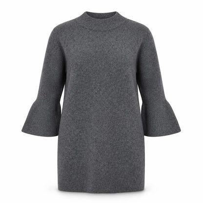 Phase Eight Women’s Grey Wool Knit Jumper Dress Size 12