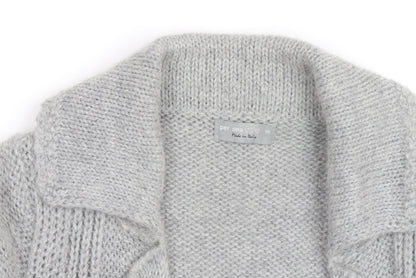 Marks and Spencer Per Una Women Grey Cardigan M Wool Blend Knit