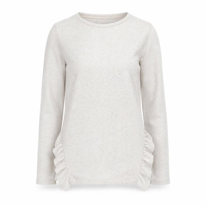 Next Women Beige Beaded Crew Neck Knit Jumper Size 8