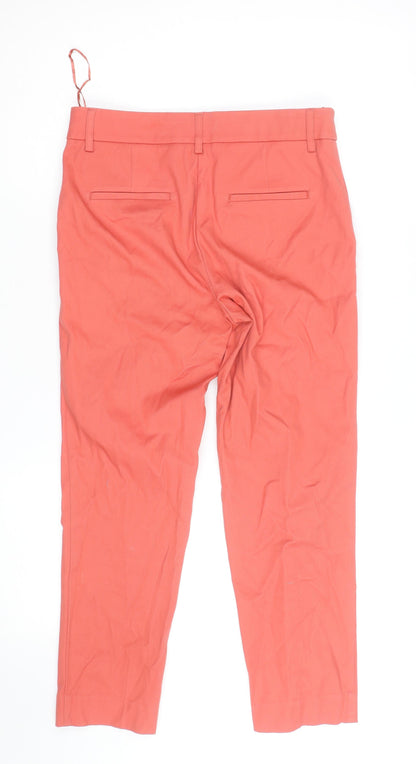 Next Women's Pink Chino Slim Fit Trousers Size 8R