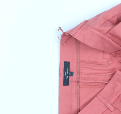Next Women's Pink Chino Slim Fit Trousers Size 8R
