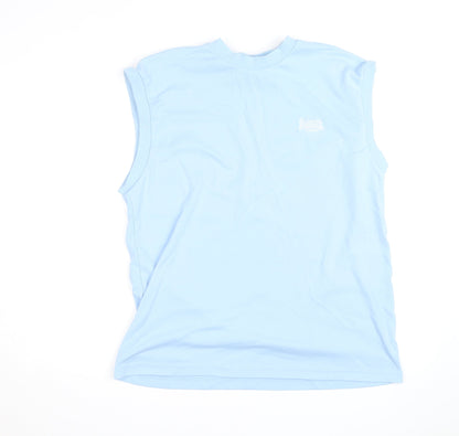 Lonsdale Men's Blue Sleeveless Crew Neck Sports Vest XL
