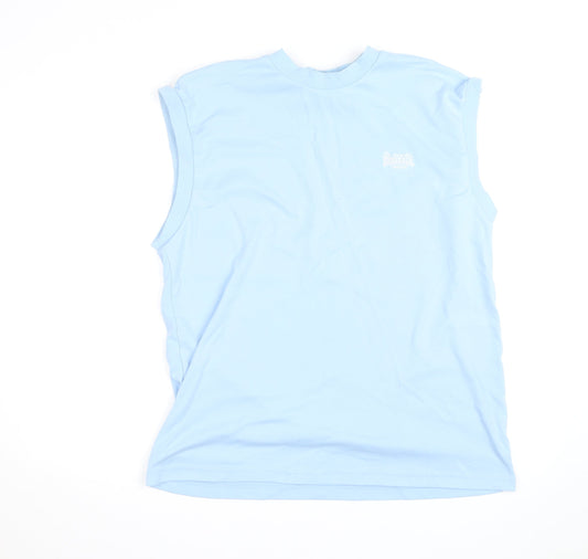 Lonsdale Men's Blue Sleeveless Crew Neck Sports Vest XL