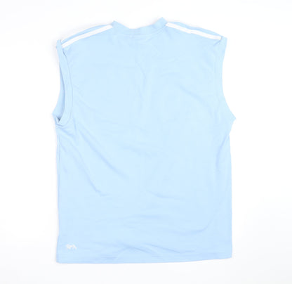 Lonsdale Men's Blue Sleeveless Crew Neck Sports Vest XL