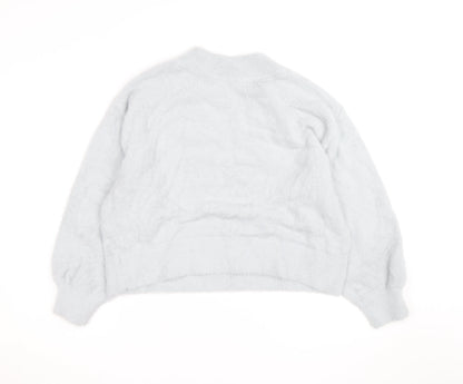 Marks and Spencer Women’s Grey V-Neck Pullover Jumper Size L
